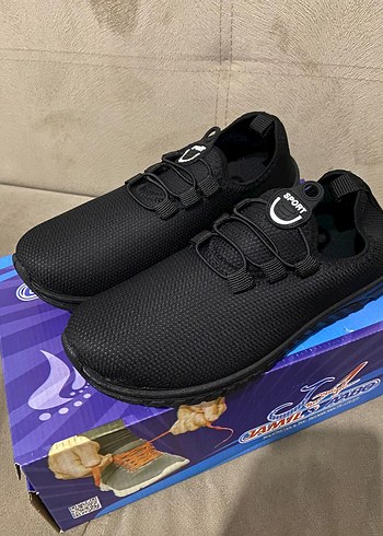 40 Beden siyah Renk Siyah Sneaker Spor Ayakkabı