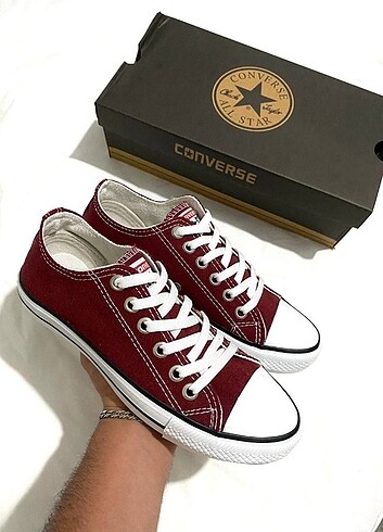 Converse Bordo Spor Ayakkabı
