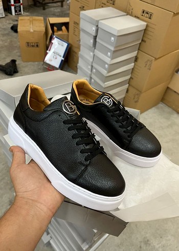 40 Beden Siyah Sneaker Spor Ayakkabı