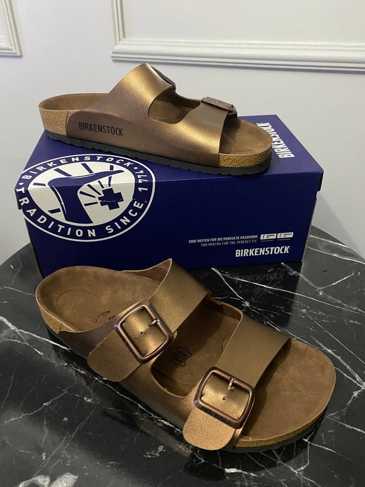 Birkenstock Erkek Kahverengi Tokalı Sandalet - Görsel 2