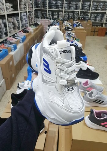 38 Beden Beyaz Balenciaga Spor Kadın Sneaker