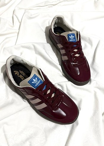 Adidas Bordo Adidas Samba Kadın Spor Ayakkabı