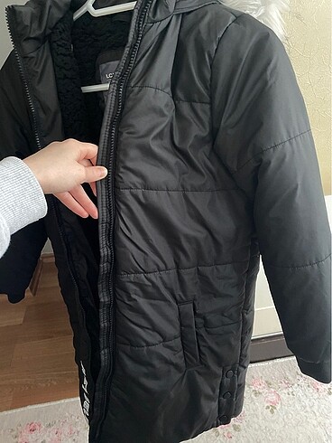 LC Waikiki Siyah şişman mont