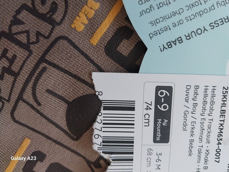 Erkek Bebek Kahverengi Sweatshirt ve Pantolon Takımı - Görsel 5