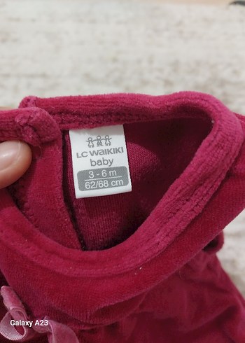 Kız bebek kadife elbise - Görsel 3