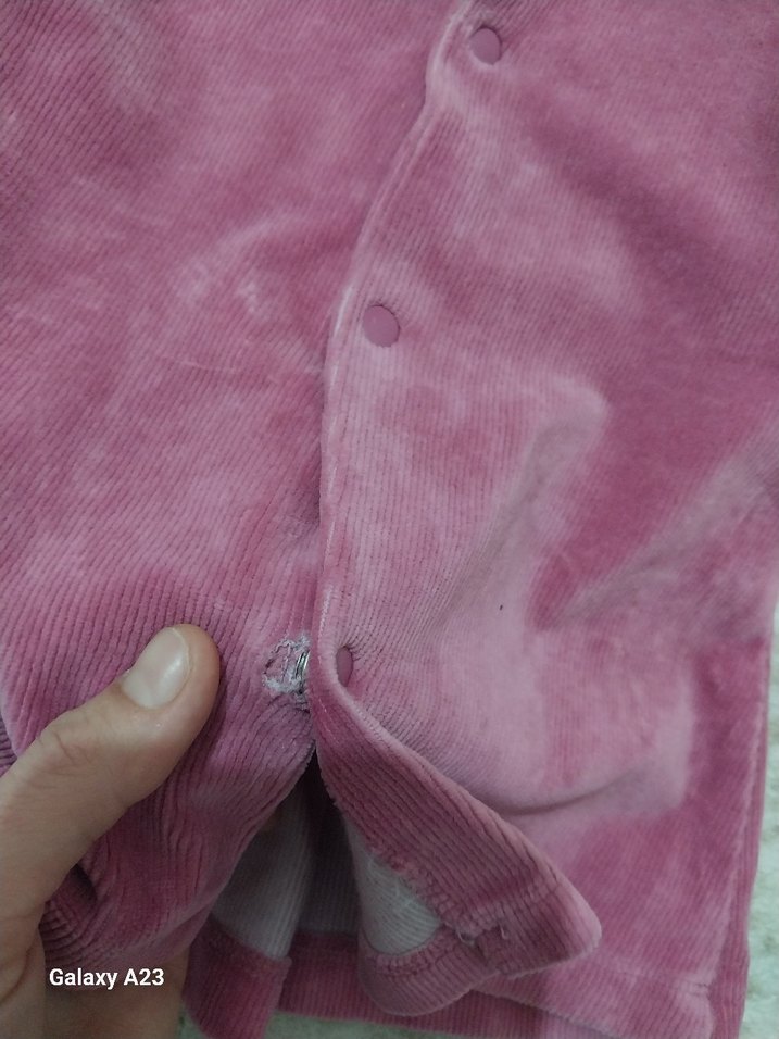 Kız bebek kadife elbise - Görsel 4