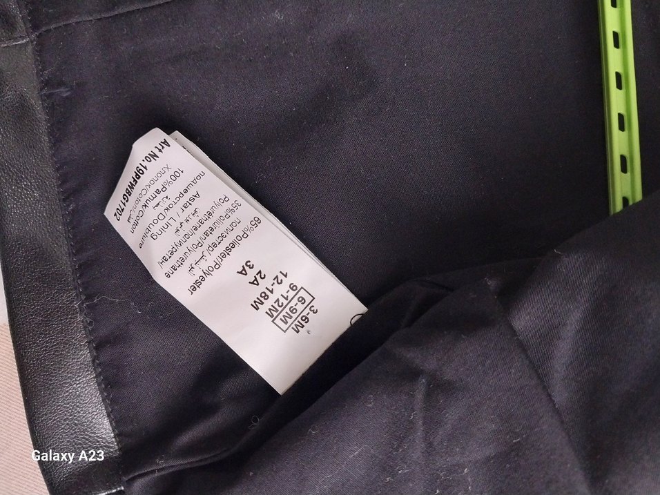 bebek Deri  Ceket - Görsel 4