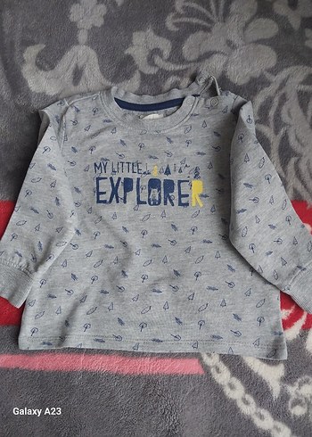 Erkek bebek  Uzun Kollu Kazak - Görsel 6