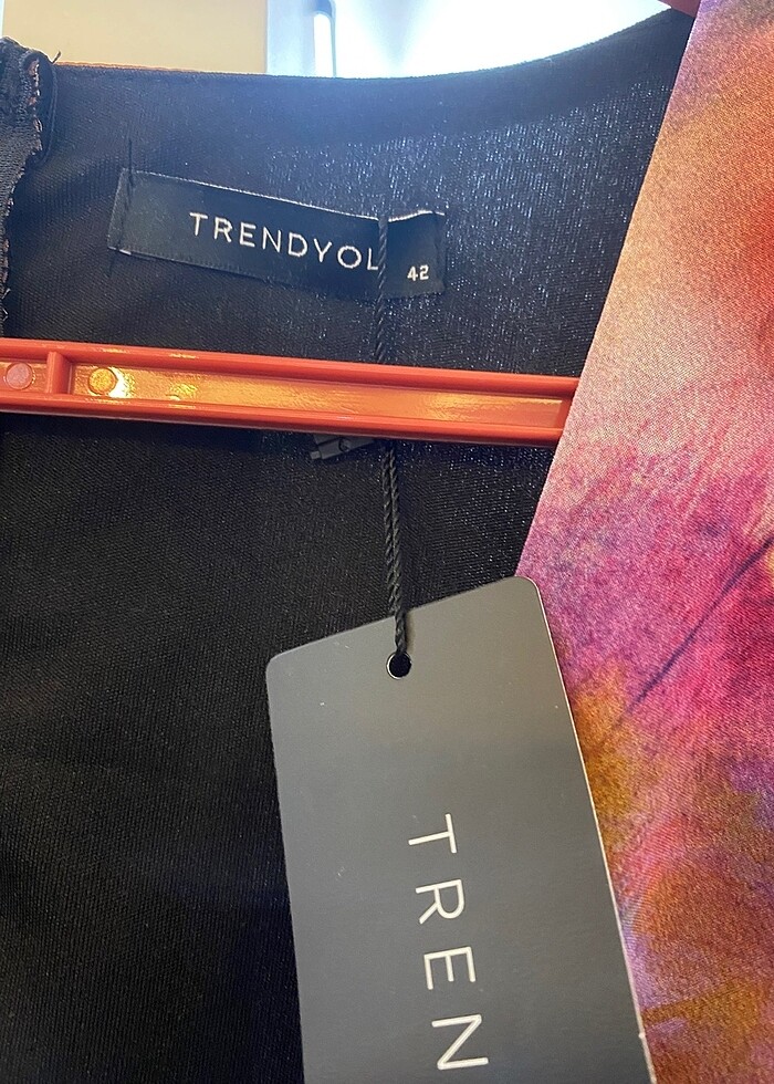 Sıfır şifon mini elbise - Görsel 4