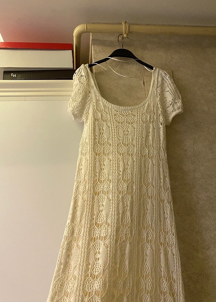 Uzun triko elbise - Görsel 2