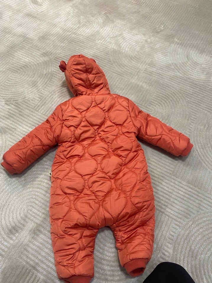 Yavruağzı Kapüşonlu Bebek Tulumu - Görsel 2