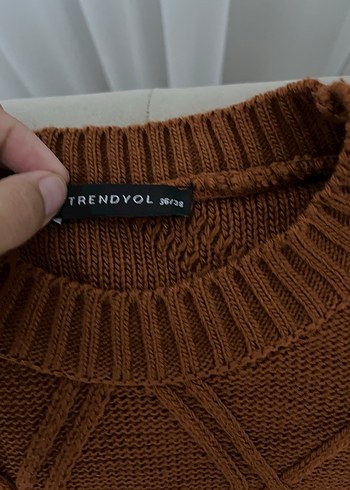 Trendyol & Milla Kahverengi Örgü Kadın Süveter
