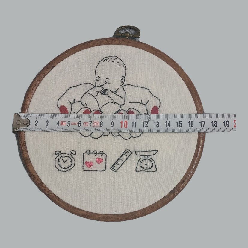 Nakış işlemeli doğum tablosu - Görsel 2