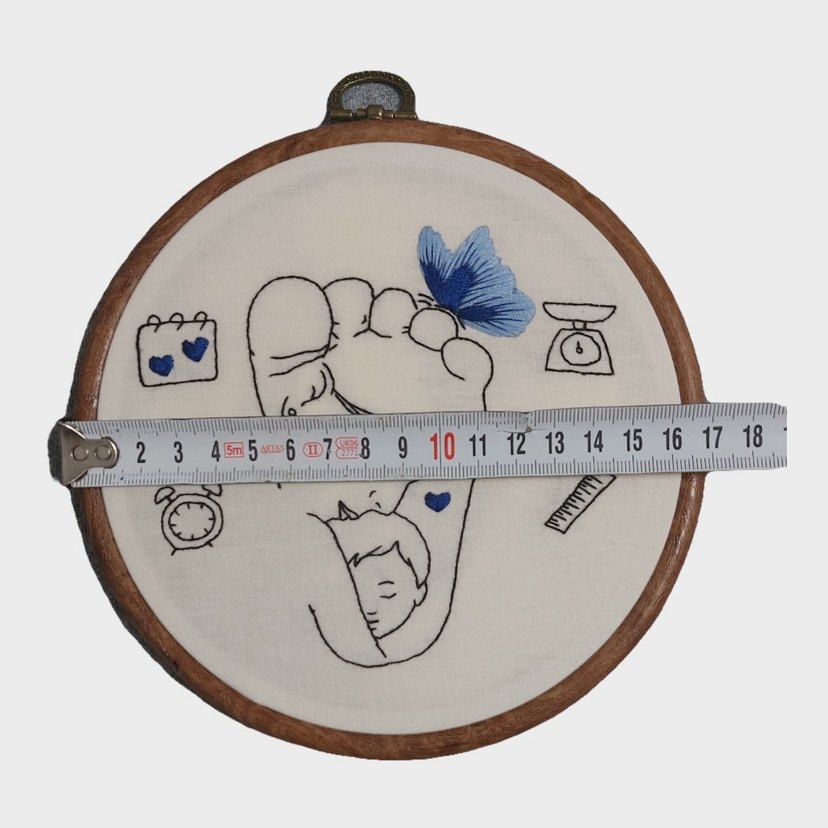 Bebek doğum panosu - kişiye özel tasarım. - Görsel 2