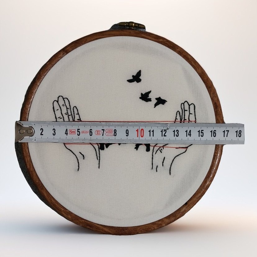 Eller ve Kuşlar Nakış Sanatı - Görsel 2