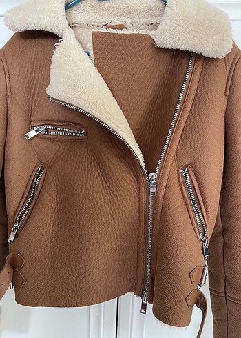 Biker süet mont - Görsel 2