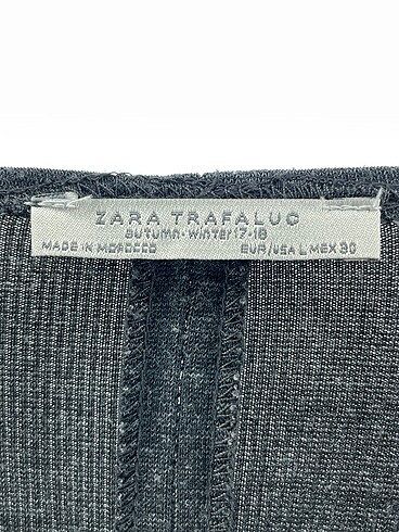 l Beden gri Renk Zara Kısa Elbise %70 İndirimli.