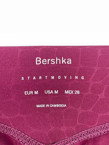 m Beden bordo Renk Bershka Tayt / Spor taytı %70 İndirimli.