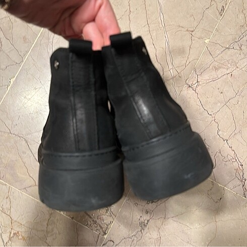 Elle Gerçek Deri Bot - Görsel 6