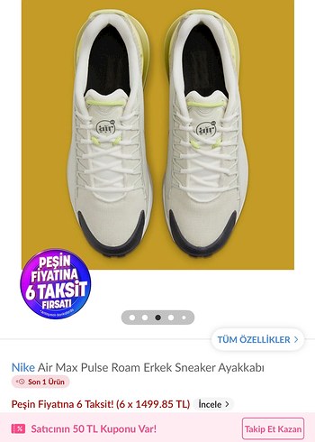 Gri Erkek Spor Ayakkabı Bağcıkları orijinal 
40,5 beden - Görsel 2