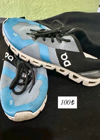 Siyah Yılan Desenli Kadın Spor Ayakkabı - Görsel 4