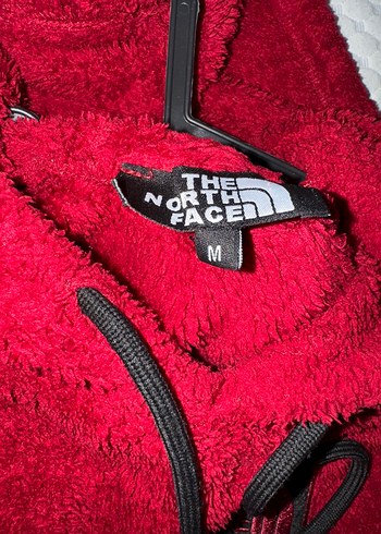 Kadın Kırmızı Fermuarlı Polar Sweatshirt - Görsel 3