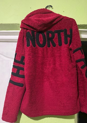 Kadın Kırmızı Fermuarlı Polar Sweatshirt - Görsel 2