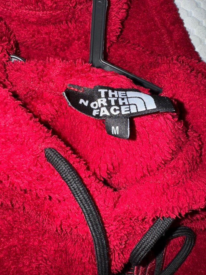 Kadın Kırmızı Fermuarlı Polar Sweatshirt - Görsel 3