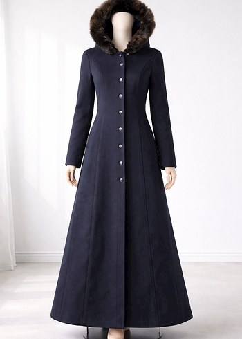 Kürklü Kapüşonlu Siyah Uzun Kaban
İki defa giyildi 3500 aldım - Görsel 9