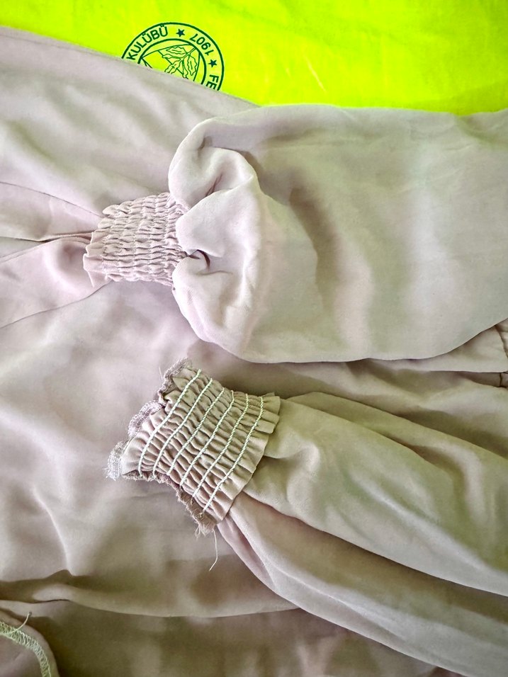 Mor, Uzun, Salaş Kadın Elbise - Görsel 2