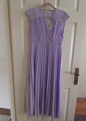 Mango Lila Elbise - Görsel 3