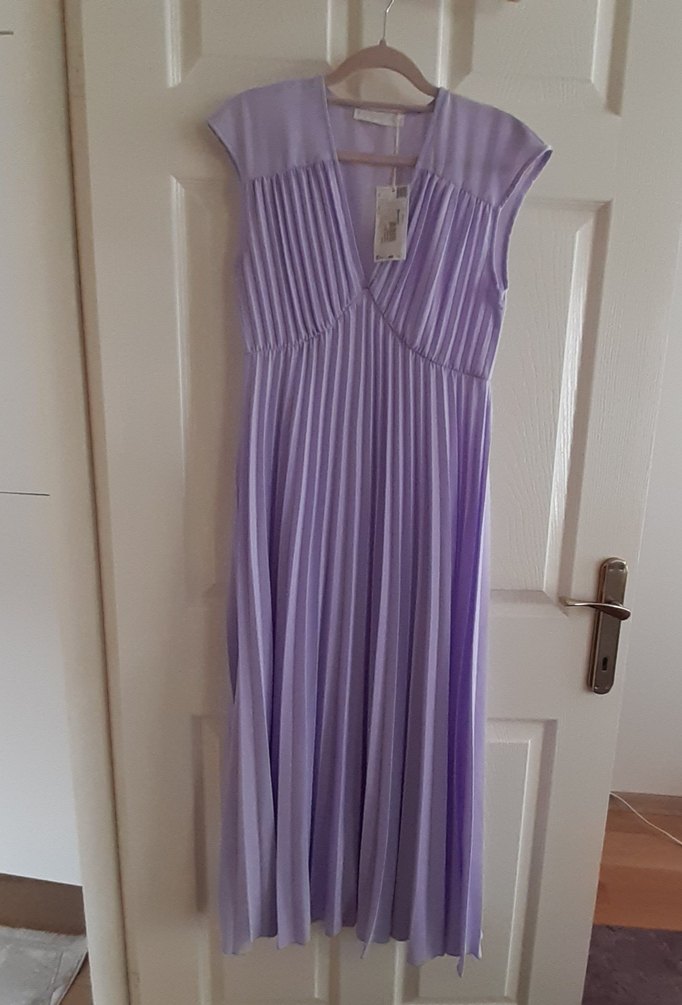 Mango Lila Elbise - Görsel 3