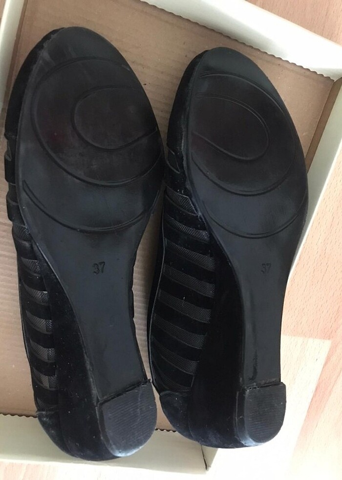 (temsili fiyat) Bambi Dolgu topuklu süet ayakkabı - Görsel 3