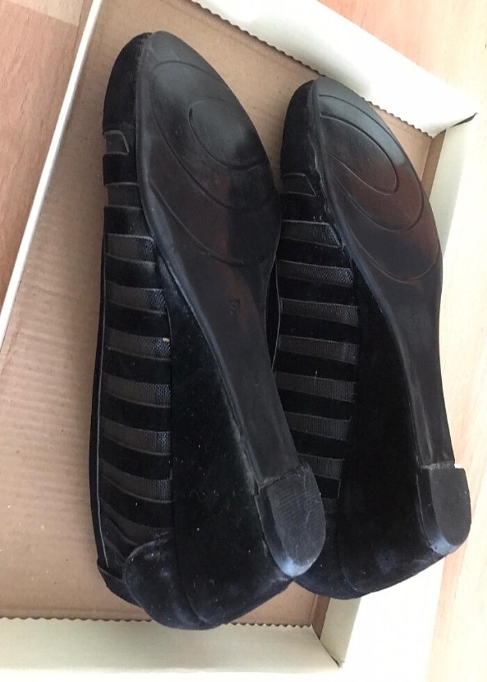 (temsili fiyat) Bambi Dolgu topuklu süet ayakkabı - Görsel 4