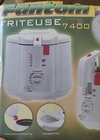 Fantom Fritöz 7400, Çıkarılabilir ve Yıkanabilir Kapak