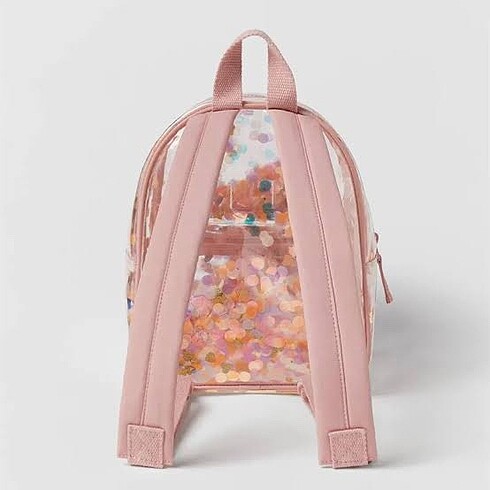 Zara confeti sırt çantası