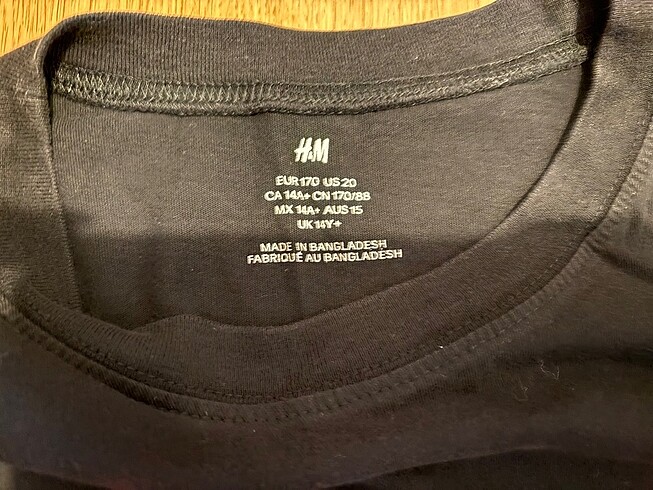 H&M H&M genç tişört 14+
