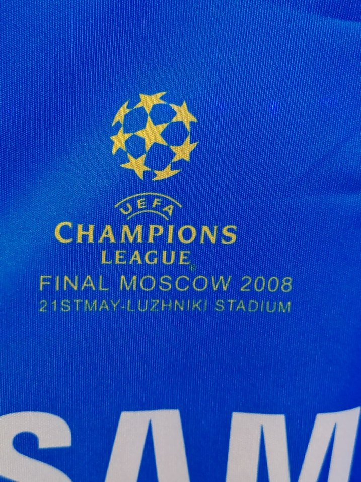 Chelsea 07/08 CL Final Lampard Forma - Görsel 4