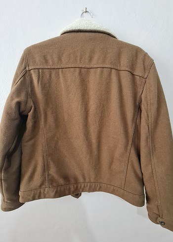 koton çok temiz üründür 
Düğmeli Erkek Kahverengi Süet Ceket - Görsel 2