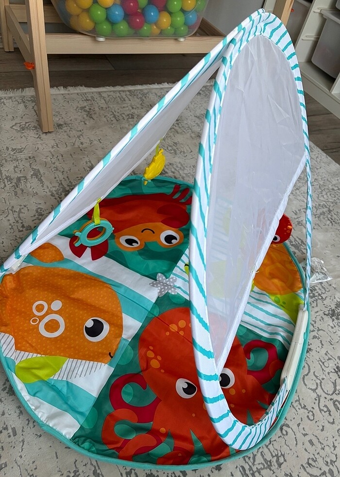 fisher price renkli dostlar taşınabilir oyun matı - Görsel 3