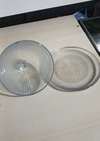 Vintage Tarzı Cam Peynir Kabı - Görsel 2