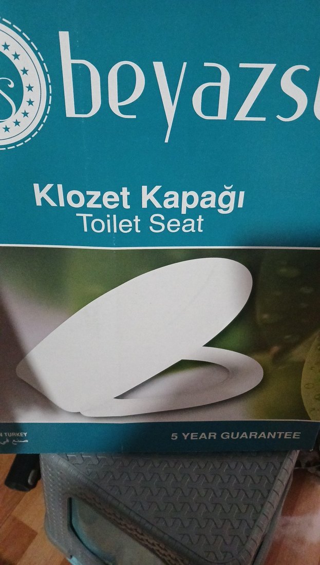 Beyazsu Beyaz Klozet Kapağı Plastik - Görsel 2
