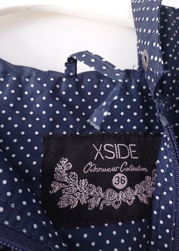 Lacivert Düğmeli Yağmurluk - Görsel 6