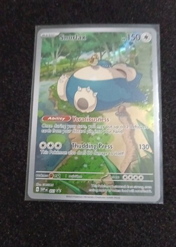 Snorlax Pokémon Kartı