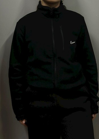 l/xl Beden siyah Renk Nike Siyah Fermuarlı Erkek Sweatshirt