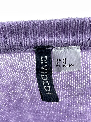xs Beden mor Renk H&M Hırka %70 İndirimli.