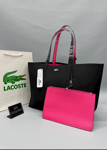 Lacoste Kadın Pembe Fermuarlı Çanta