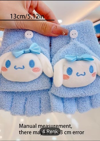 Nakışlı Pembe Kız Eldiveni - Görsel 2