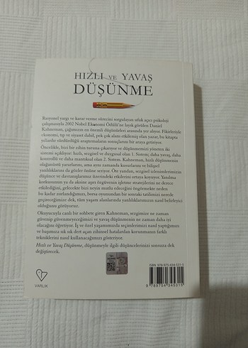 Hızlı ve Yavaş Düşünme - Daniel Kahneman