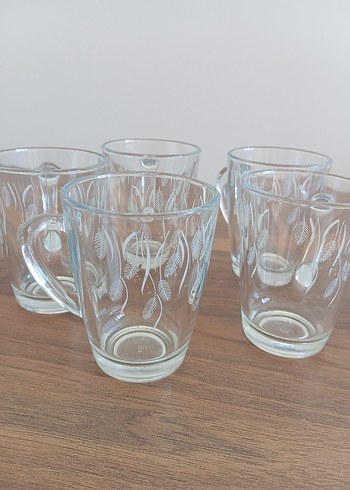 Beş Parça Desenli Cam Bardak Seti - Görsel 2